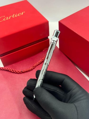 قلم كارتير تايجر فضي