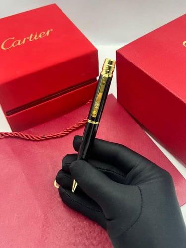قلم كارتير سانتوس اسود