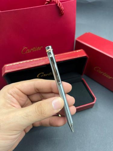 قلم كارتير بولبوينت فضي