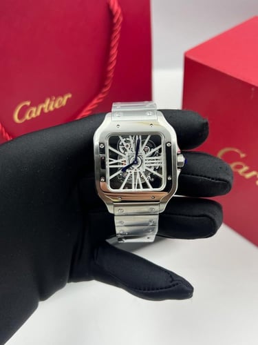 طقم ساعة وقلم من كارتير ومونت بلانك