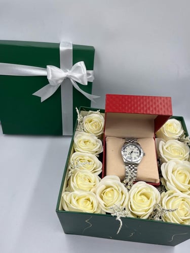 بوكس تغليف هدايا-لون اخضر