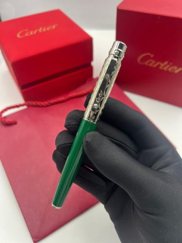 قلم كارتير سانتوس - اخضر منقوش