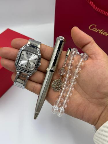 طقم ساعة سبحة وقلم