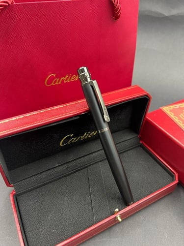 قلم كارتير سانتوس اسود مطفي