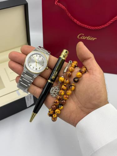 طقم ساعة سبحة وقلم