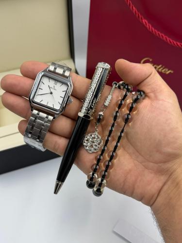 طقم ساعة سبحة وقلم