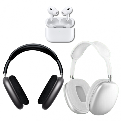 سماعتين p9اصلية وسماعة ايربودز لاسلكية