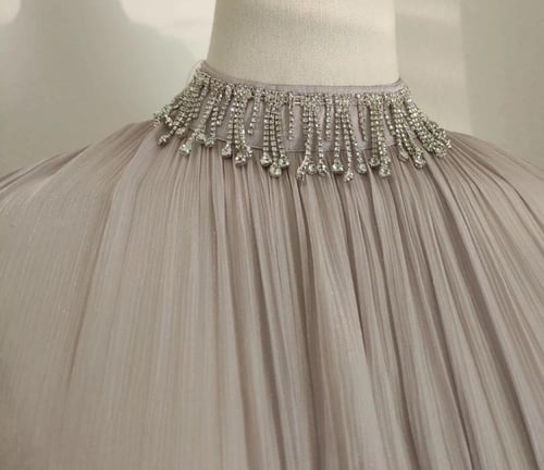 فستان بكرستال