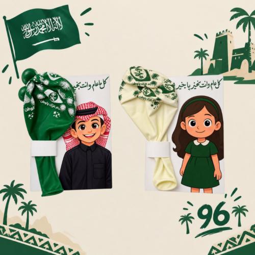 توزيعات - بالونات اليوم الوطني