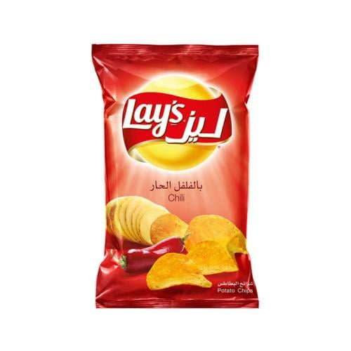 ليز رقائق بطاطس بالفلفل الحار 155 غم