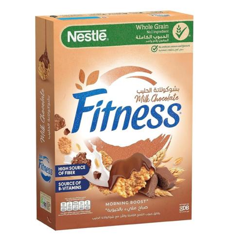 فيتنس رقائق الفطور بالشوكولاته 375 جم