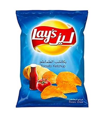 ليز رقائق بطاطس بكاتشاب الطماطم 155غم