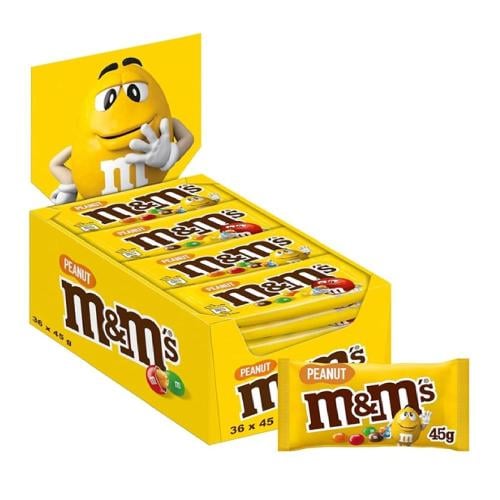 إم آند إمز شوكولاتة بالفول السوداني 45غرام (24عبوة...