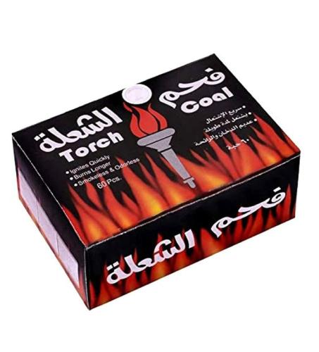 فحم الشعلة ( علبة 60 حبة )