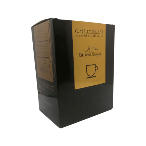 سكر بني 100 ظرف - علبة