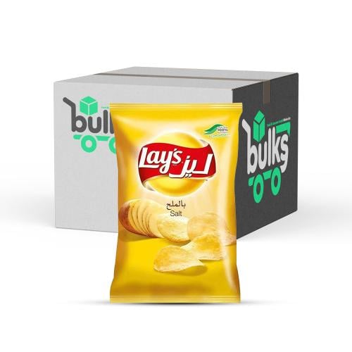 ليز رقائق بطاطس بالملح 11غم ( كرتون 21 حبة × 6 ربط...