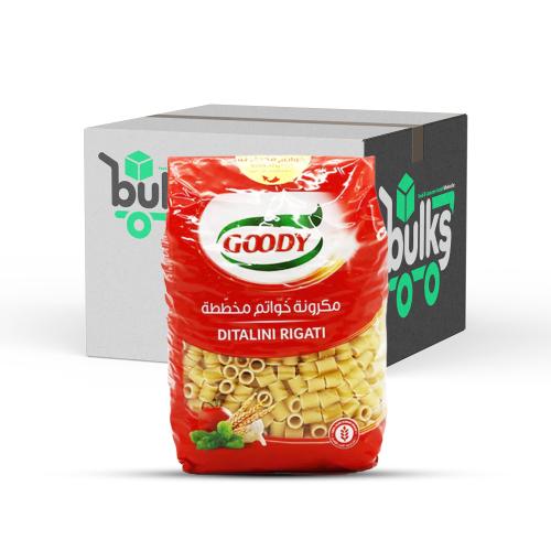 قودي مكرونة خواتم مخططة رقم 10 - 450 غم × 24 - كرت...