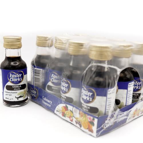 فوستر كلاركس نكهة الفانيلا 28 مل × 12 - ربطة