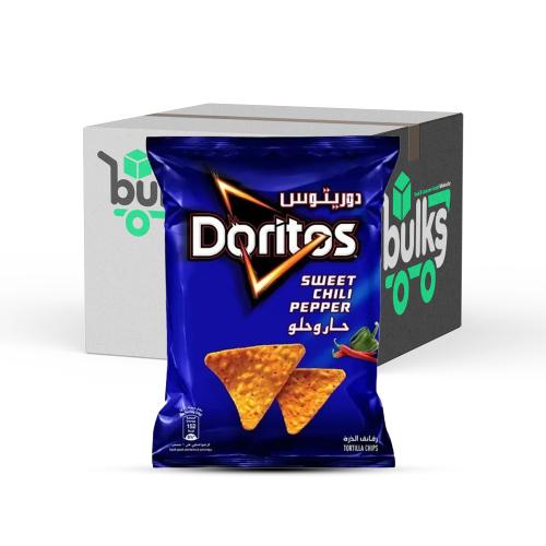 دوريتوس شيبس حار وحلو 23 غم ( كرتون 16 حبة × 5 علب...