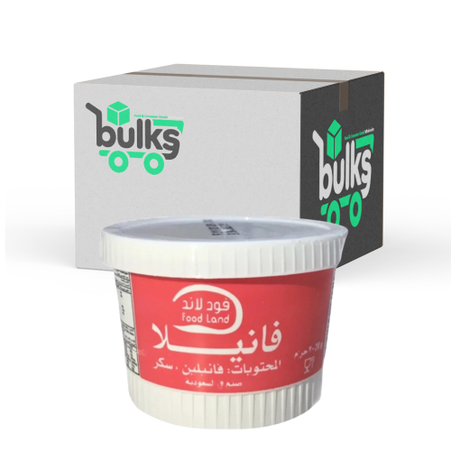 فانيلا بودرة ( كرتون 20 غم × 12 علبة × 12 ربطة )