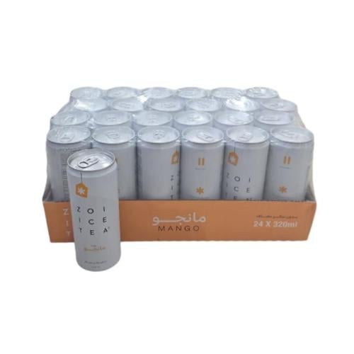 Zoe Ice Tea Mango, No Added Sugar, 320ml * 24 piec...