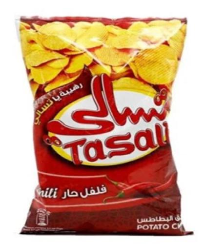 تسالي رقائق البطاطس بنكهة الحاره 12 حبة 25 جم