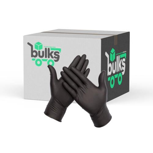 قفازات فينيل لون اسود استخدام واحد بدون بودرة مقاس...