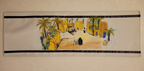 Traditional Old Village Tablecloth