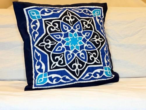 Islamic Pattern Khayamiya Cushion Cover