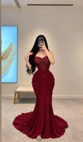 فستان جورجيت تل خرز