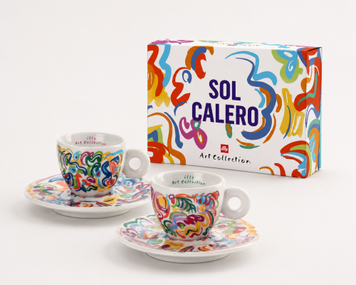 طقم كوبين إسبريسو Sol Calero – illy Art Collection