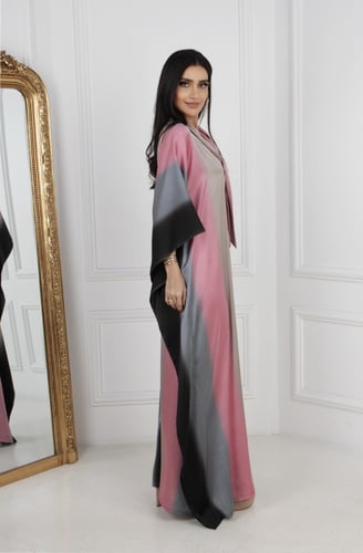 دراعة فراشة نمط مخطط أسود