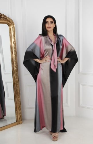 دراعة فراشة نمط مخطط أسود