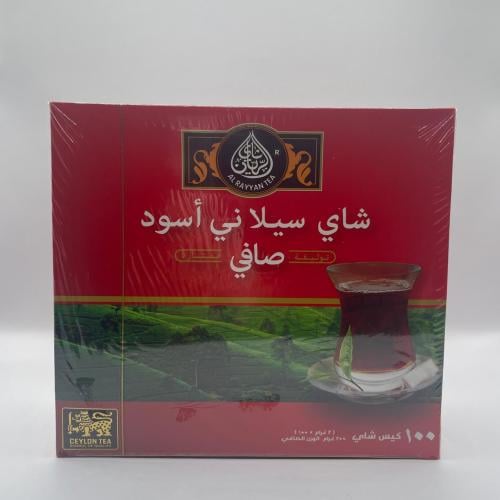 شاي الريان 100 كيس اسود