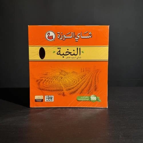 شاي الوزة النخبة 100 كيس مغلف شاي اسود وارد الكويت