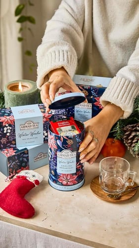 شاي احمد وينتر وندر الموسيقي، 30 كيس (علبة موسيقية...