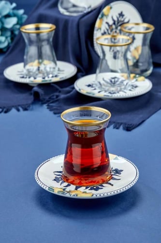 طقم استكانات لومي تركي