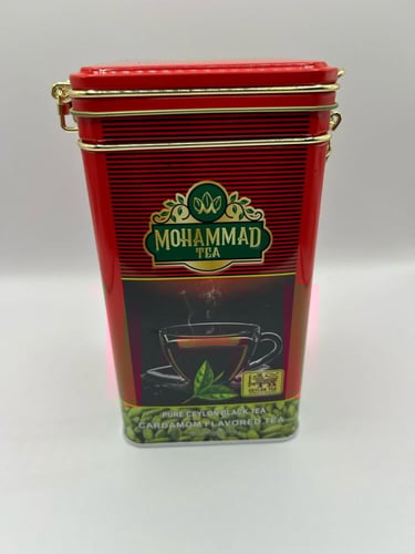 شاي محمد بالهيل وارد العراق 250جرام علبه معدن