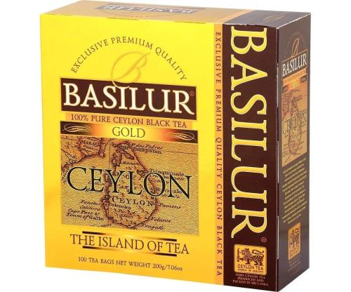 شاي باسيلور Basilur ، مجموعة الجزيرة الذهبية، 100...