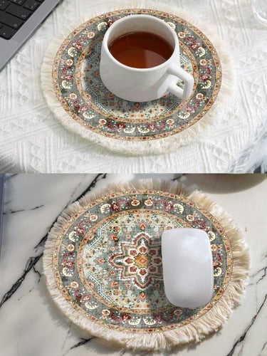 بساط الشاي الدائري (عدة خيارات)