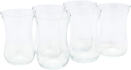 طقم استكانات لاف للشاي كلاسيك 6 قطع