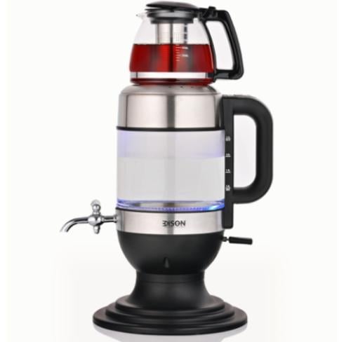 سماور الشاي الزجاجي Edison