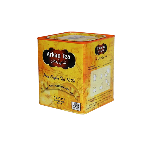 شاي اركان علبة معدن 250 جرام F.B.O.P.1