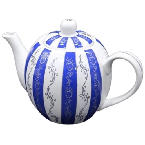 ابريق شاهي بورسلان نقشة كويتيه اشكال ومقاسات متنوع...