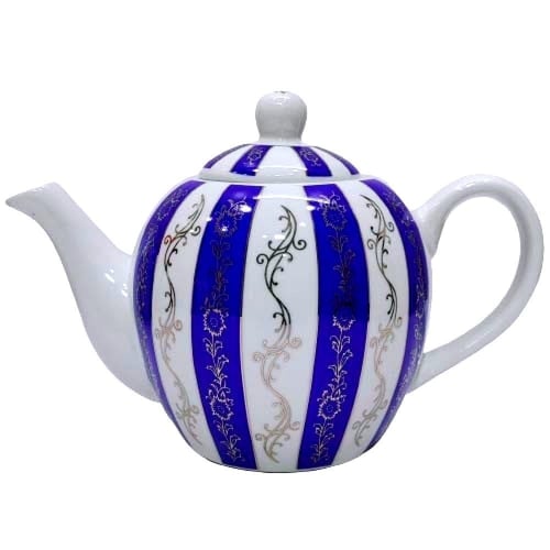 طقم شاي تراثي كويتي ابو نقطة الازرق