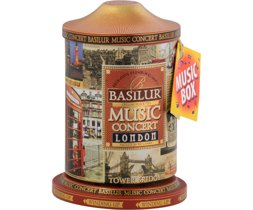 باسيلور BASILUR علبة معدنية موسيقية - لندن - 100 غ...