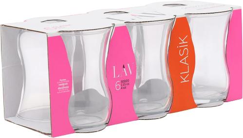 طقم استكانات لاف للشاي كلاسيك 6 قطع