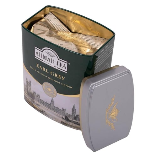 شاي احمد - شاي إيرل جراي 100جرام علبة معدن