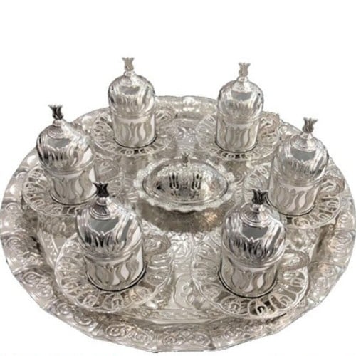 طقم فناجين بطراز عثماني