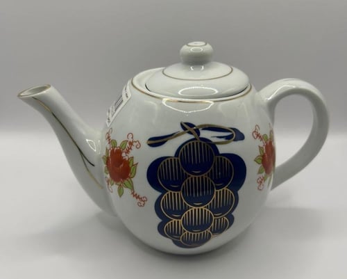 طقم شاي تراثي كويتي ابو نقطة الازرق